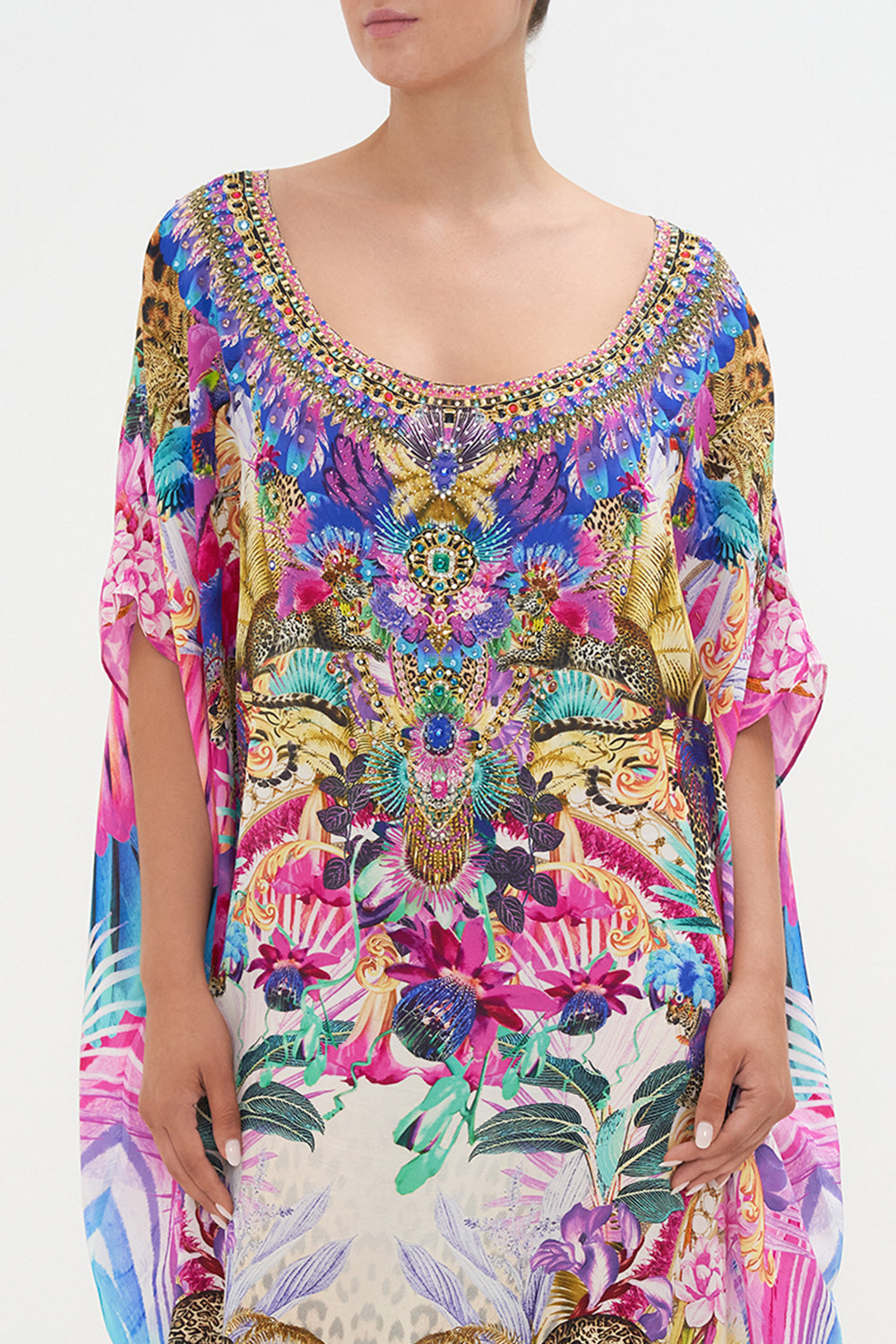 Inoa tie front kaftan