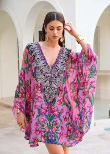 Czarina pinklady kaftan dress