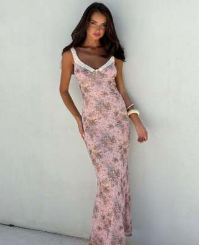 Tigermist pink floral dress