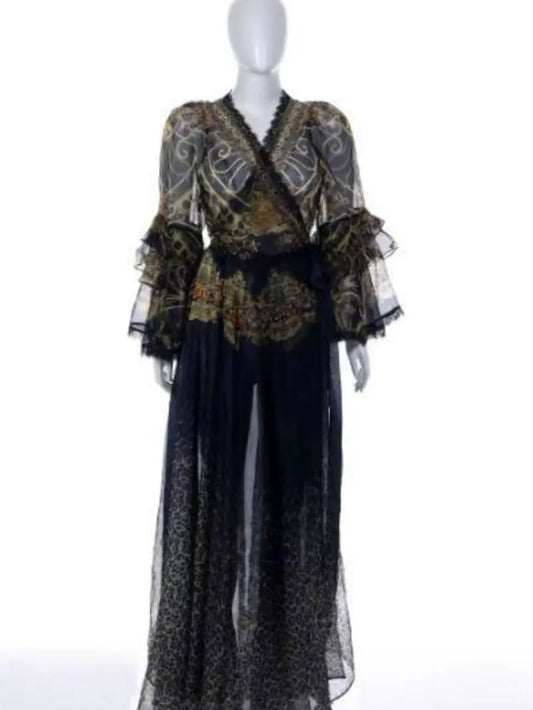 Camilla black maxi dress