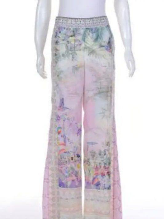 Camilla pink wide leg pants