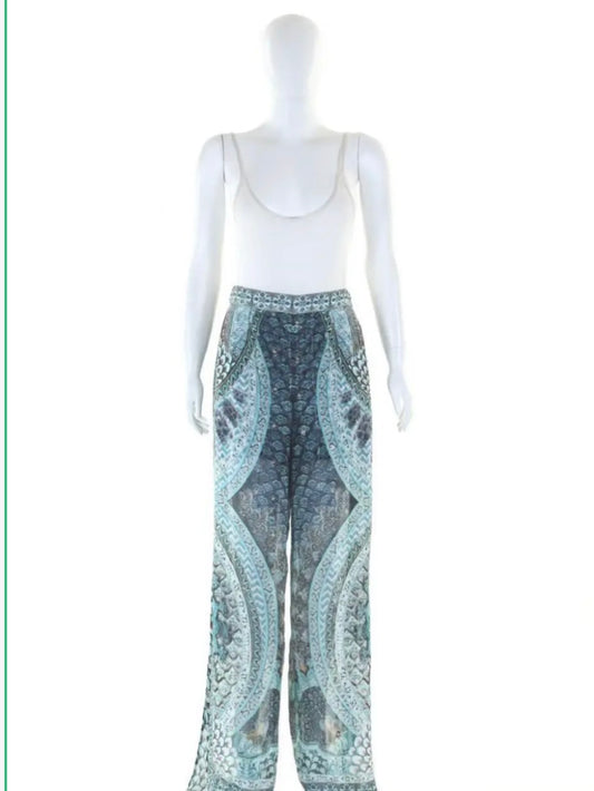 Camilla green palazzo pants
