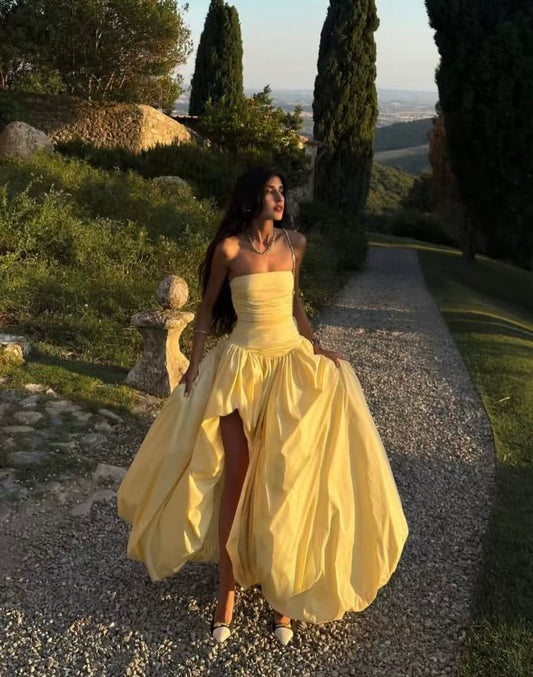 Babyboo lemon maxi dress