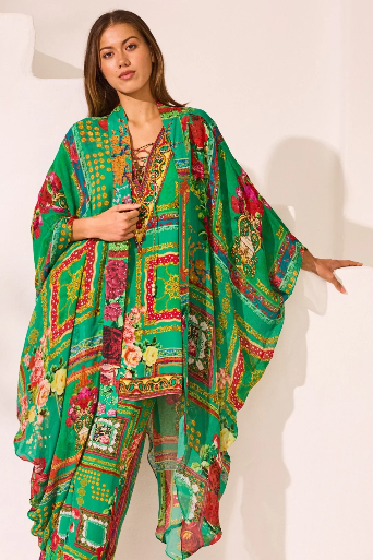 Czarina green cape