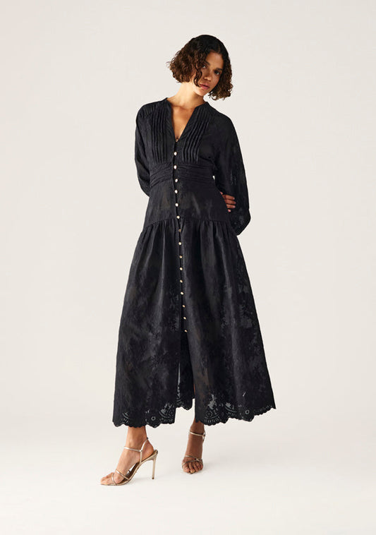MOS cotton midi dress