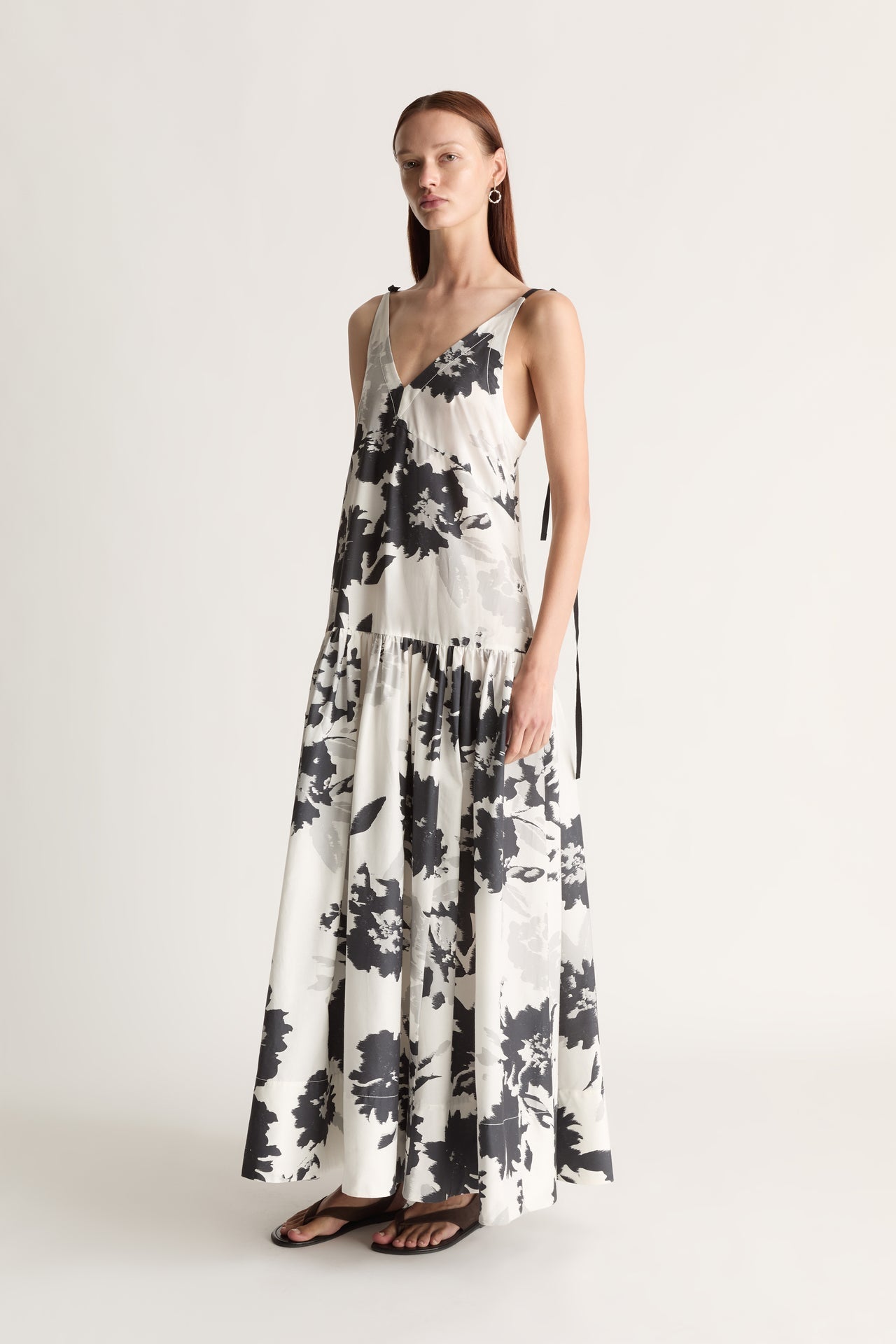 leemathews white snow maxi dress