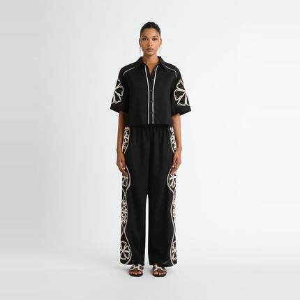 Sheike linen black set