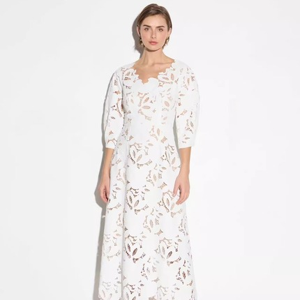 Moss Spy lace white dress