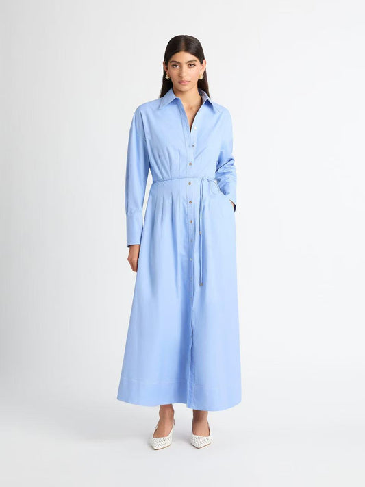 Sheike cotton shirt dress